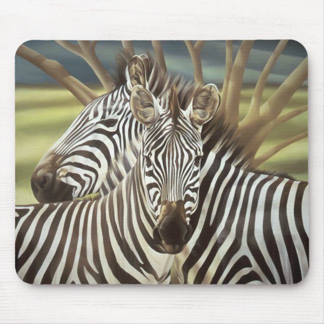Zebras Mouse Mat (Front)
