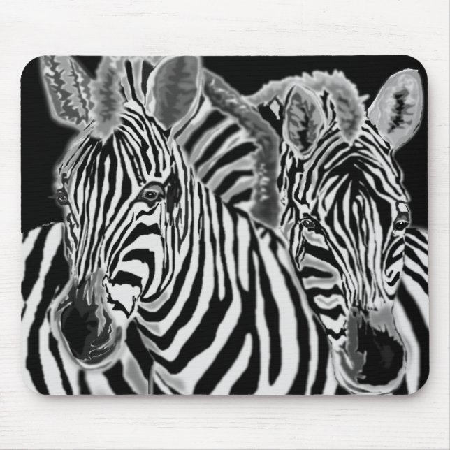 Zebras Mouse Mat (Front)