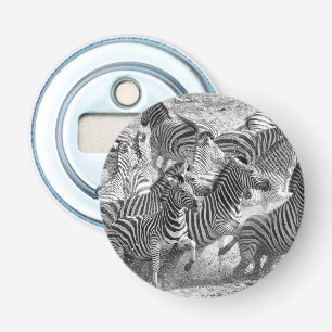 Zebras running bottle opener