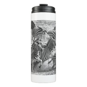 Zebras running thermal tumbler