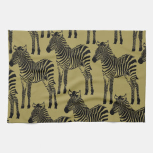 Zebras Tea Towel