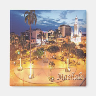 zEC014 MACHALA, Ecuador, America, Fridge Magnet