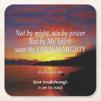 Zechariah 4:6 NOT BY MIGHT Inspirational Scripture