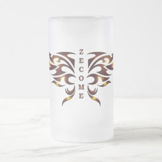 Zecome Beer Glass Frosted Glass Beer Mug