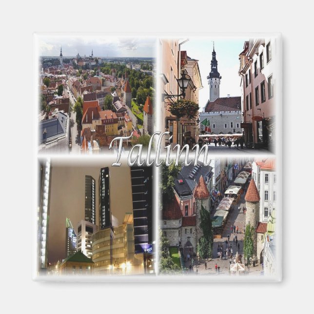zEE003 TALLINN Estonia, Fridge Magnet (Front)