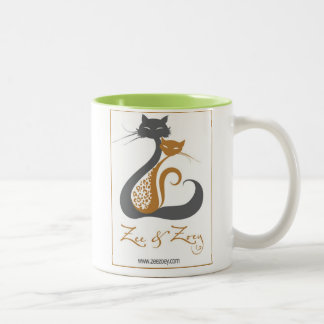 Zee & Zoey Cat Logo Mug