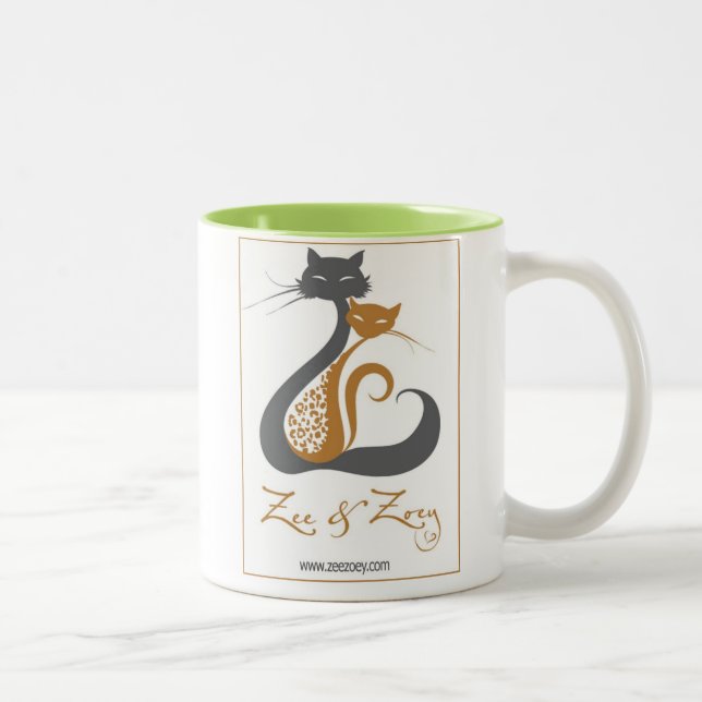 Zee & Zoey Cat Logo Mug (Right)