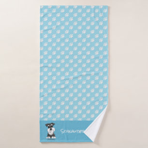 ZeeEW the Schnauzer Towel set