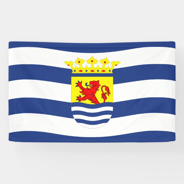 Zeeland flag Netherlands province dutch region sym Banner (Horizontal)