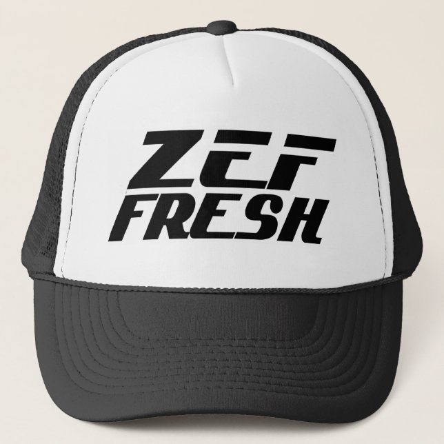 ZEF FRESH TRUCKER HAT (Front)