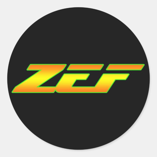 ZEF STICKER DECAL (Front)