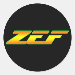 ZEF STICKER DECAL