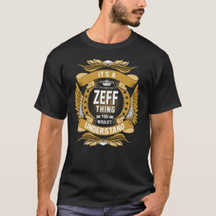ZEFF Name, ZEFF family name crest T-Shirt