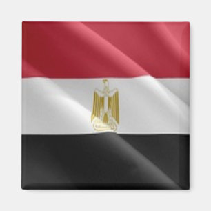 zEG002 EGYPT, Waving Flag, Africa, Fridge Magnet
