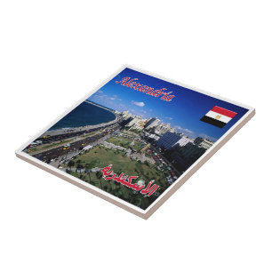 zEG024 ALEXANDRIA, Egypt, Africa, Fridge Tile
