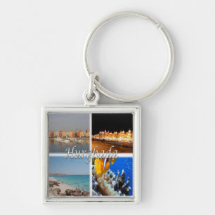 zEG068 HURGHADA, Egypt, Red Sea, Mosaic, Key Ring