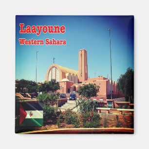 zEH004 LAAYOUNE, Western Sahara, Africa, Fridge Magnet