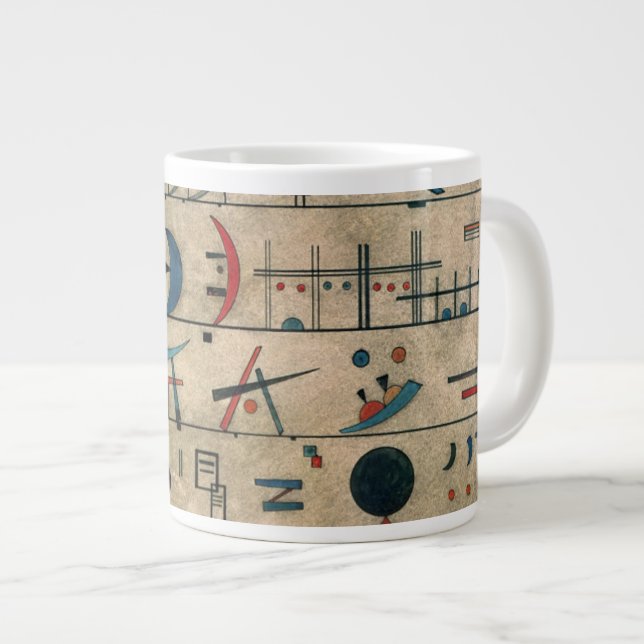 Zeichenreihen, 1931 large coffee mug (Front Right)