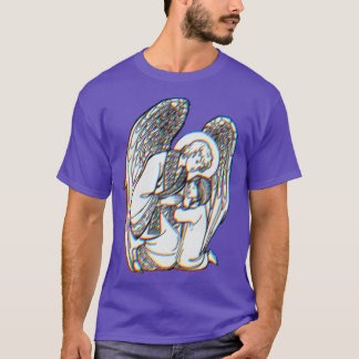 Zelator Guardian Angel glitch aesthetics T-Shirt