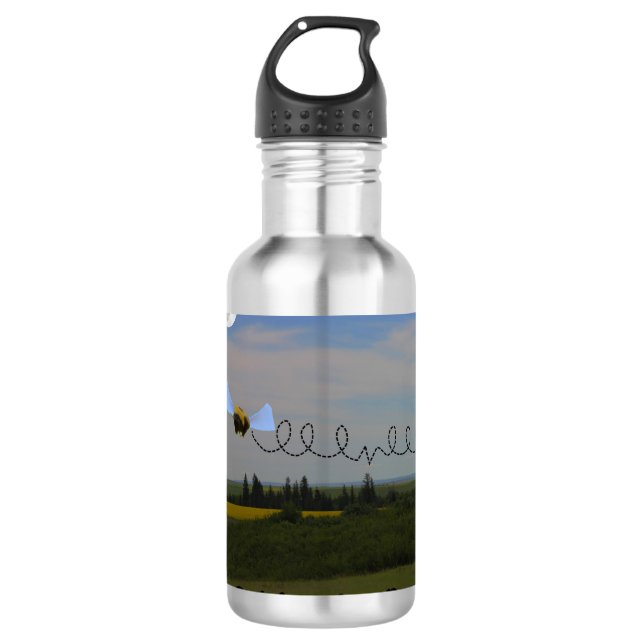 Zelda the Bee 710 Ml Water Bottle (Front)