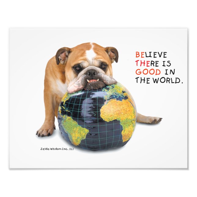 Zelda's Poster Good in the World (Front)