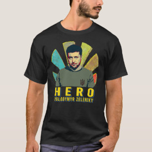 Zelenski hero  volodymyr zelensky  sunset retro Cl T-Shirt