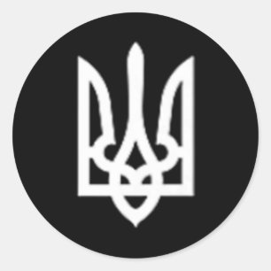 Zelensky President Of Ukraine Volodymyr Ukrainian Classic Round Sticker