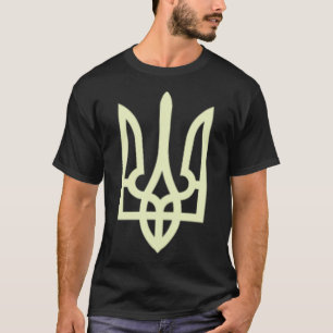 Zelensky Signature Green With Ukrainian Coat Of Ar T-Shirt