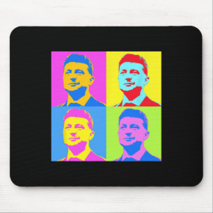 Zelensky Stand With Ukraine Ukrainians Support Pop Mouse Mat