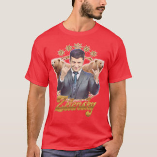 Zelensky Ukraine Retro Fan Art Design2 T-Shirt