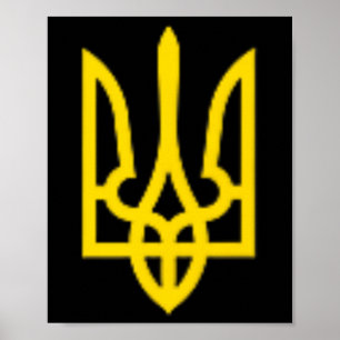 Zelensky Ukraine Ukrainian President Zelenskyy Tri Poster