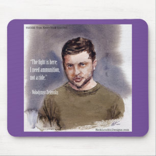Zelensky, Volodymir Mouse Mat