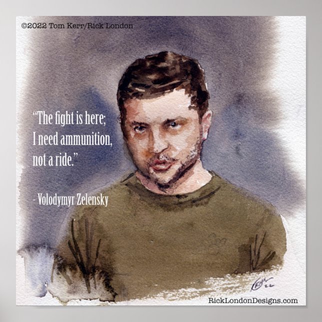 Zelensky, Volodymir Poster (Front)