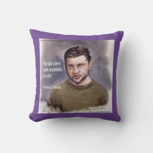 Zelensky, Volodymir Throw Pillow