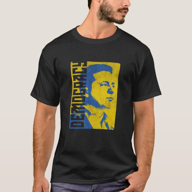 Zelensky's Democracy by © Purkins Originals T-Shirt (Front)