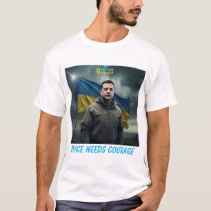 Zelenskyy Flag Ukraine United24 Strength t-shirt 
