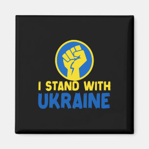 Zelenskyy I Stand With Ukraine Uni Sticker Magnet