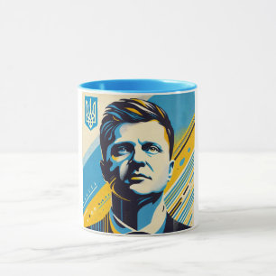 Zelenskyy Pop Art Portrait Mug