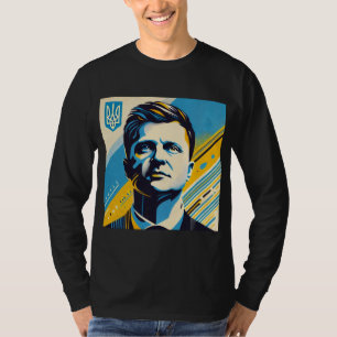 Zelenskyy Pop Art Style Portrait T-Shirt