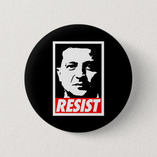 Zelenskyy - Resist Support Ukraine I Stand With Uk 6 Cm Round Badge