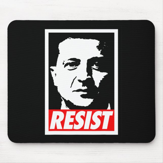 Zelenskyy - Resist Support Ukraine I Stand With Uk Mouse Mat (Front)