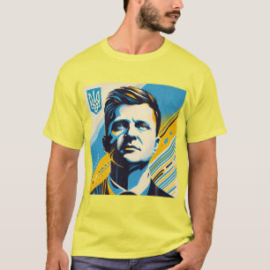 Zelenskyy Ukraine Strong Leadership Patriotic T-Shirt