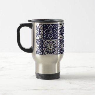Zelij Pattern Travel/Commuter Mug
