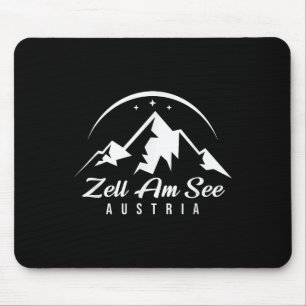 Zell Am See Austria Ski Resort Skiing Snowboarding Mouse Mat