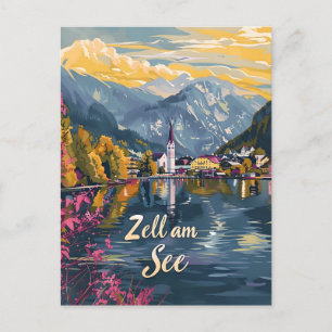 Zell am See Lake Zell Austra Postcard