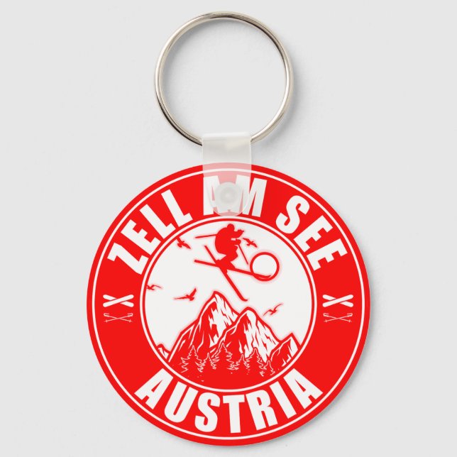 Zell Am See Salzburg Austria Key Ring (Front)