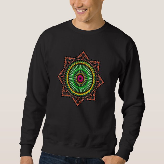 zellige of the ancient Moroccan architecture Sweatshirt (Front)