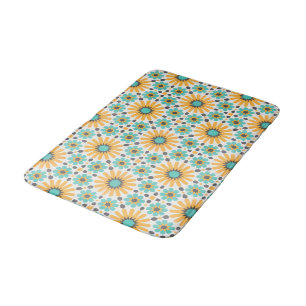 Zellige Radiance: Colourful Andalusian Geometry Bath Mat