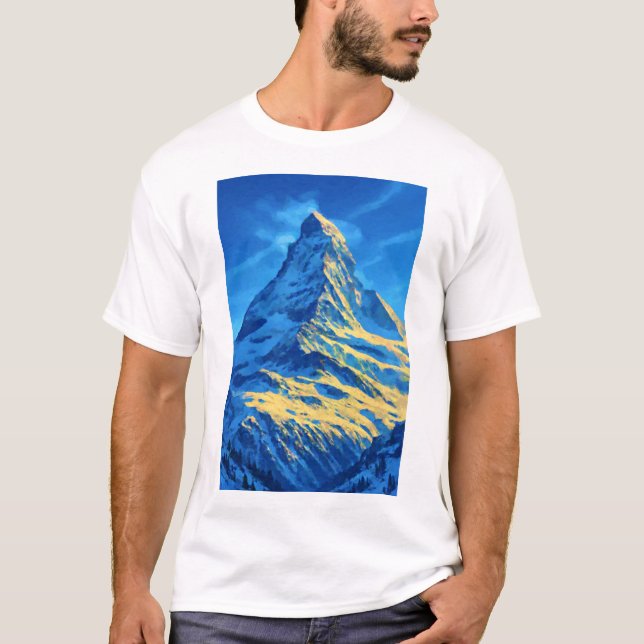 Zematt Matterhorn Switzerland T-Shirt (Front)