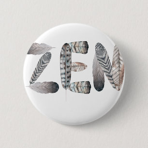 Zen 6 Cm Round Badge